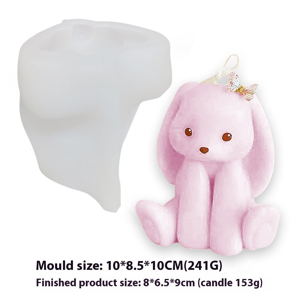 Upgraded Sitting Posture Scottish Fold Rabbit Edible Silicon Mold