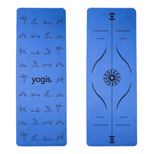 Yoga Mat Posture Line Non-slip Custom Fitness Mat For Beginners Plank Support