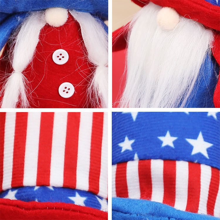 The Long-legged Faceless Doll Sits In A Plush Posture