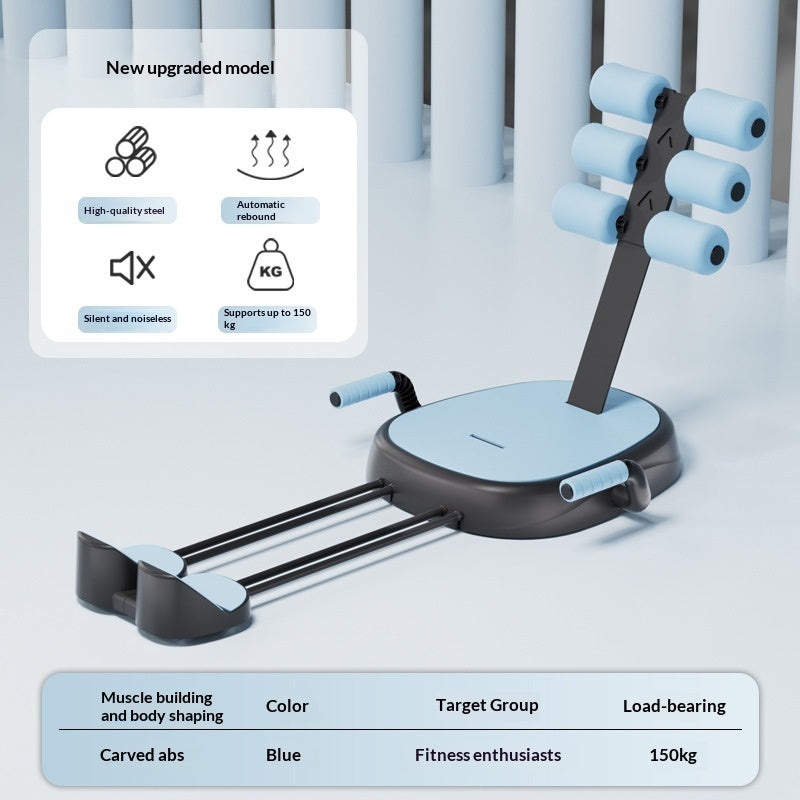 Multi-functional Lazy Sit-up Assist Device Belly-reducing Crunch Aid Posture-correcting Compact Fitness Equipment
