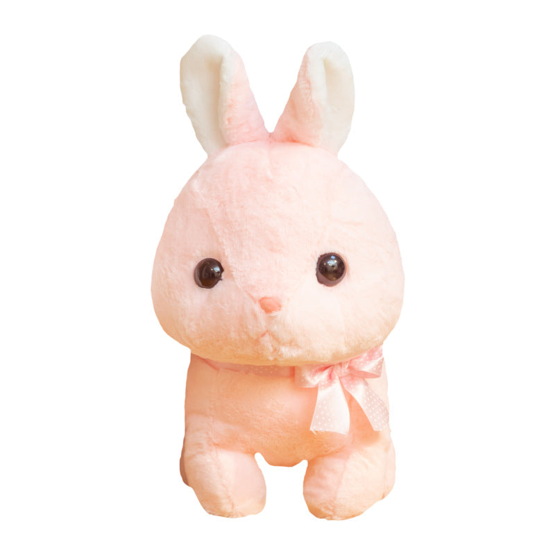 Simulation White Rabbit Ragdoll Sitting Posture Rabbit Plush Toy Doll