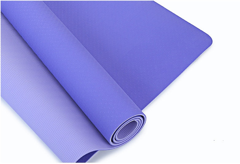 Single And Double Color Posture Line Non-slip Fitness Mat