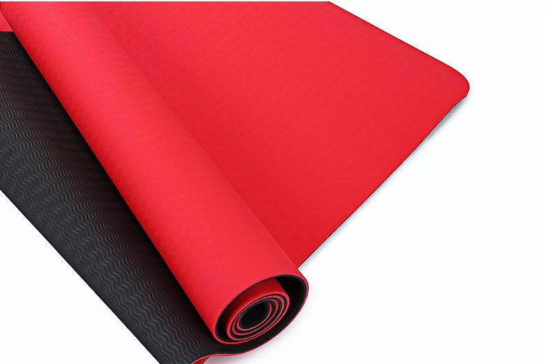 Single And Double Color Posture Line Non-slip Fitness Mat