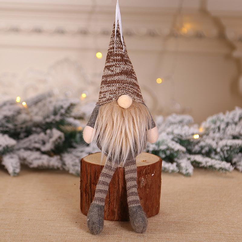 Sitting Posture Doll Creative Christmas Forest Doll Decoration Supplies