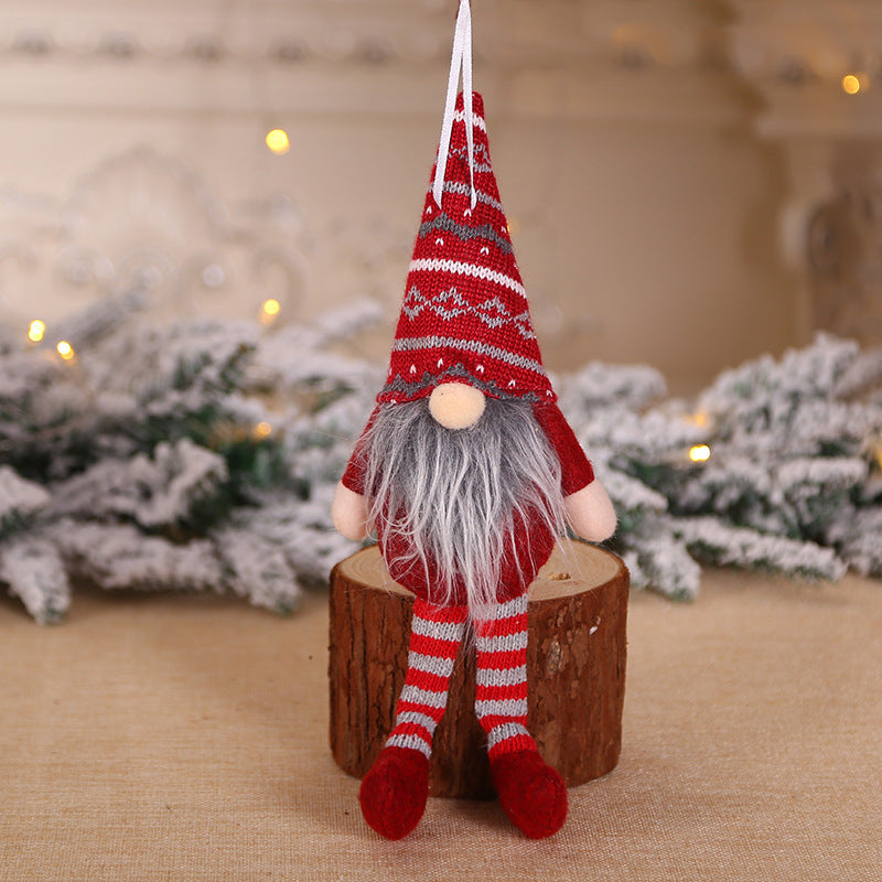Sitting Posture Doll Creative Christmas Forest Doll Decoration Supplies