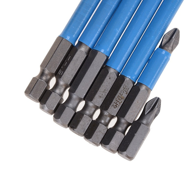 7 Pcs Ph2 Anti Slip Magnetic Cross Electric Drill Bits Screw Nozzle Taper Corrector 25Mm 50Mm 65Mm 70Mm 90Mm 127Mm 150Mm