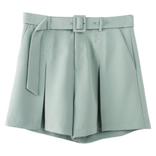 La Trousers Feel Thin Belt Hundred Posture Summer Shorts High Waist