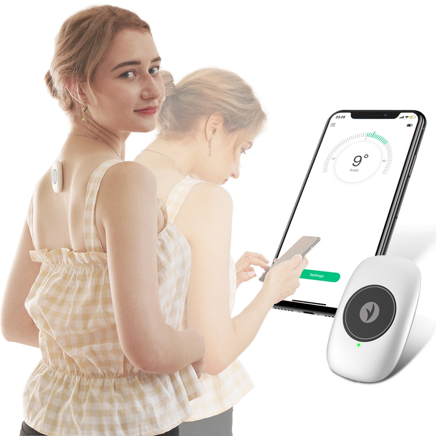 Sitting Posture Corrector Intelligent Induction Anti-hunchback Sitting Posture Vibration Reminder