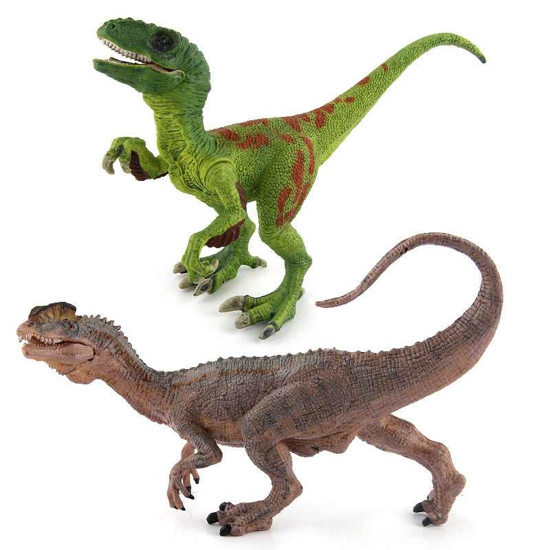 Dinosaur Model Toy Supporting Posture Ox And Dragon Double Crown Dragon Xunraptor