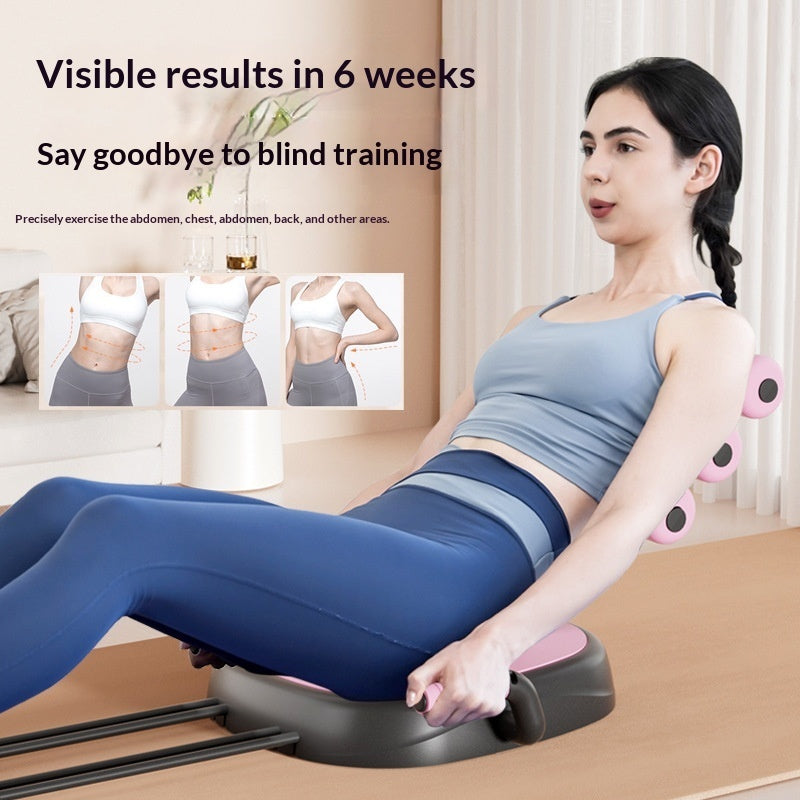 Multi-functional Lazy Sit-up Assist Device Belly-reducing Crunch Aid Posture-correcting Compact Fitness Equipment