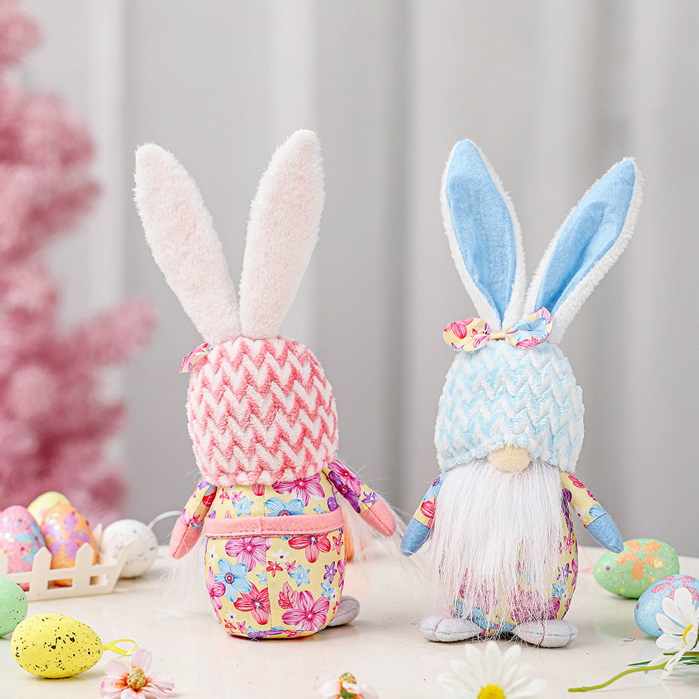 New Easter Decoration Supplies Sitting Posture Round Cap Doll Ornaments
