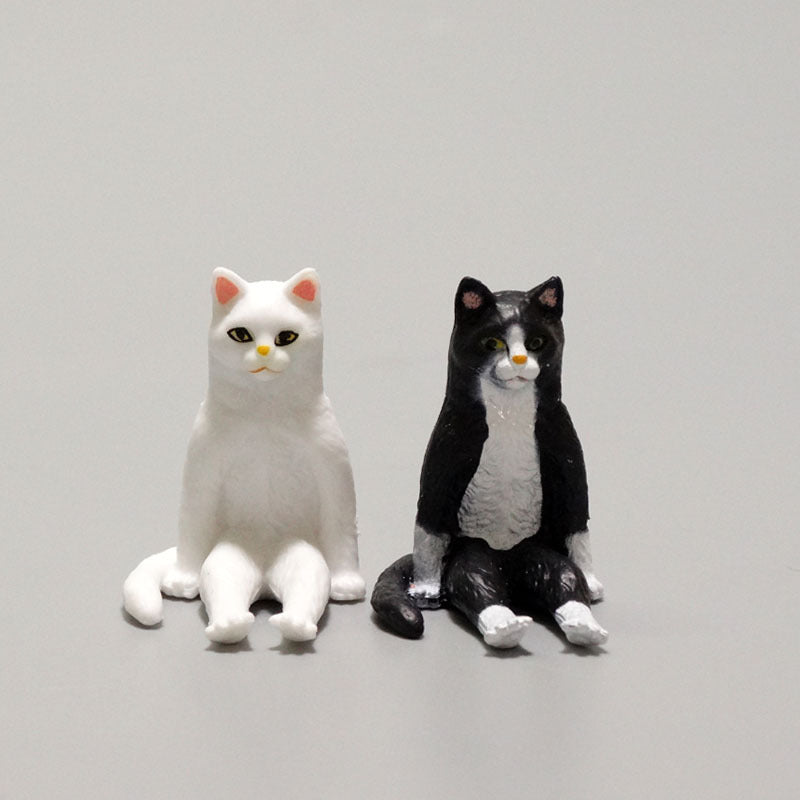 6 Sitting Posture Small Cute Cat Hand Toy Simulation Animal