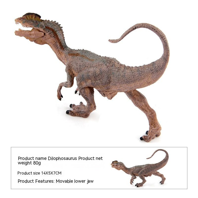 Dinosaur Model Toy Supporting Posture Ox And Dragon Double Crown Dragon Xunraptor