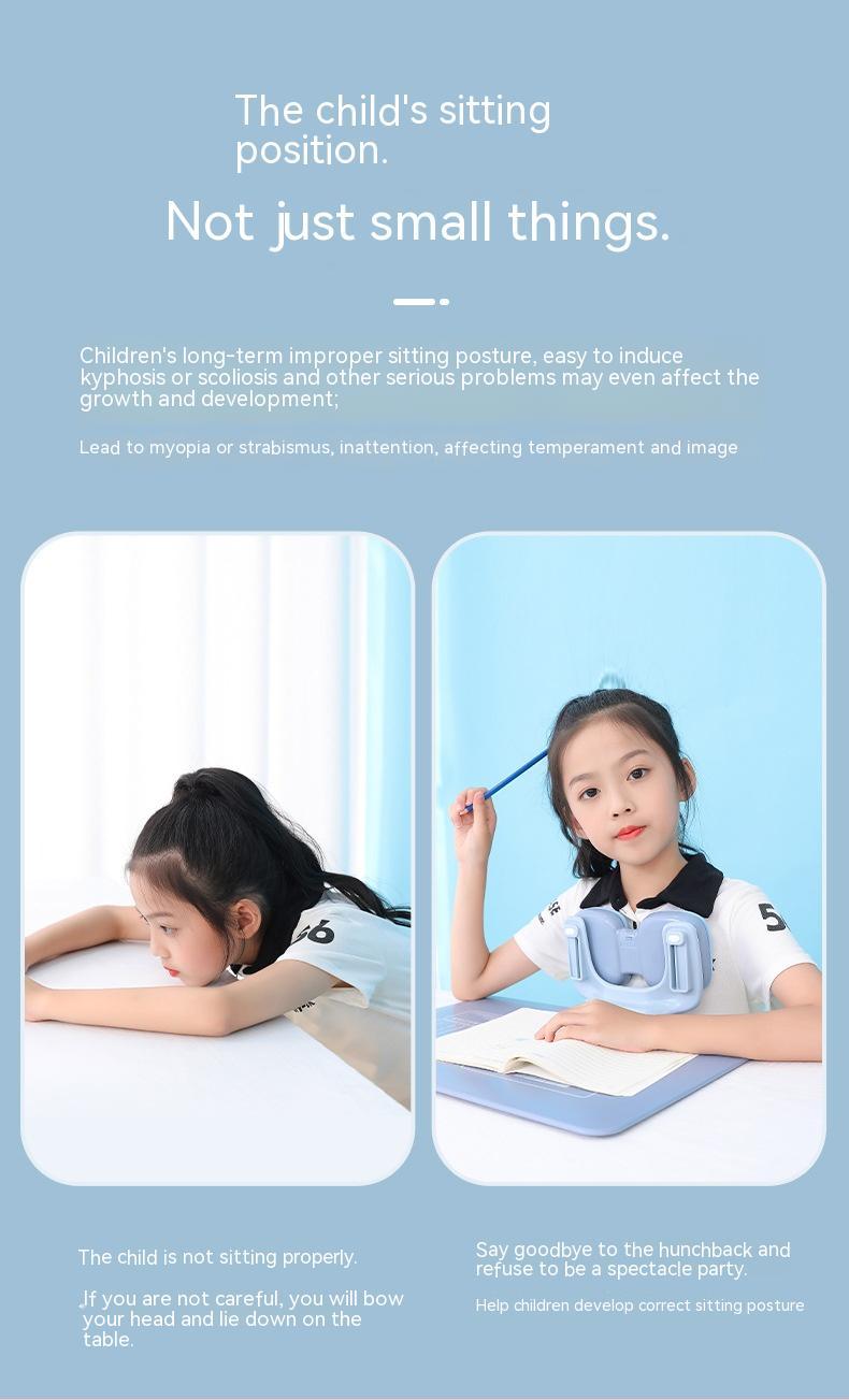 Children's Double Buffered Vision Protection Sitting Posture Corrector
