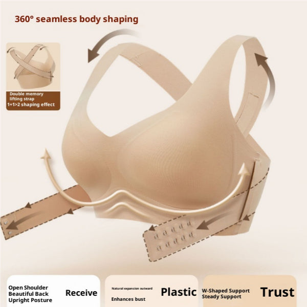 Posture-correcting Adjustable Front-closure Bra