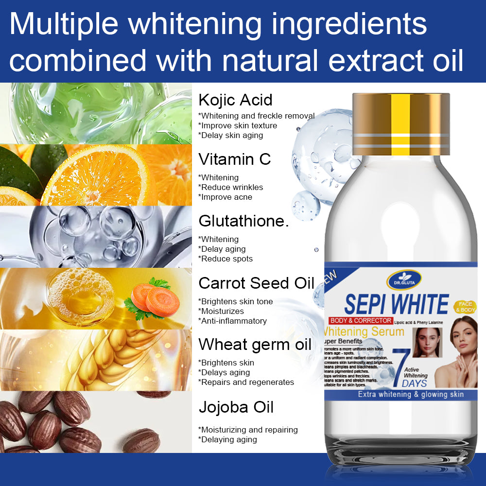 Sepi Whitening Serum Boody & Corrector Glutathione Collagen Skin Care Anti-aging Body Serum