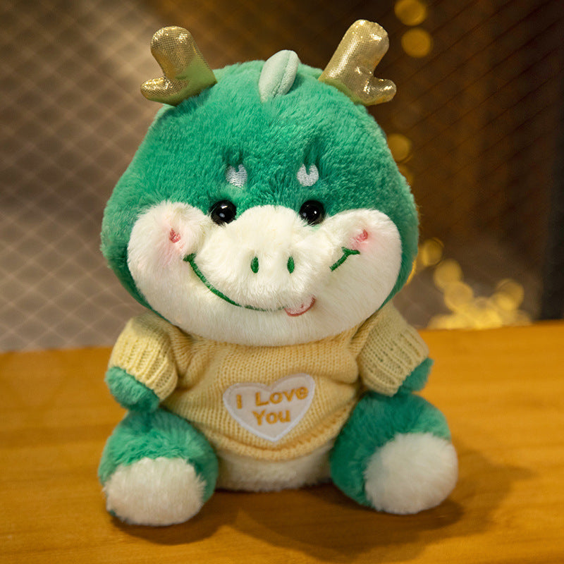 Dragon Year Cute Dragon Sitting Posture Lying Doll