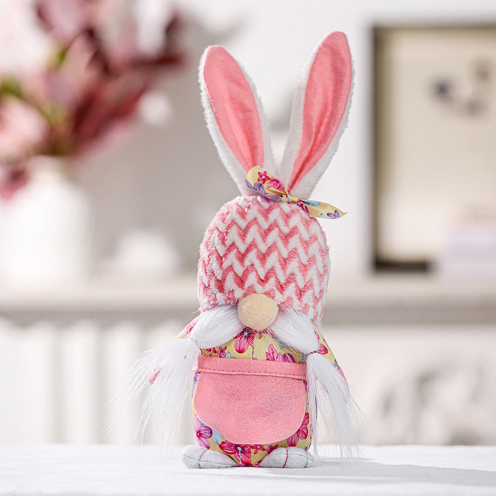 New Easter Decoration Supplies Sitting Posture Round Cap Doll Ornaments