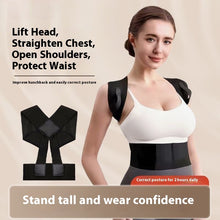Upgraded Open Shoulder Strap Waist Support Posture Correction Belt Fitness Training