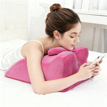 Ergonomic Spinal Posture Support & Multi-Functional Bed Pillow -pink