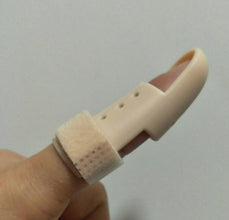 Hard plastic splint fracture corrector hammer-shaped rehabilitation smoked finger fixed sleeve