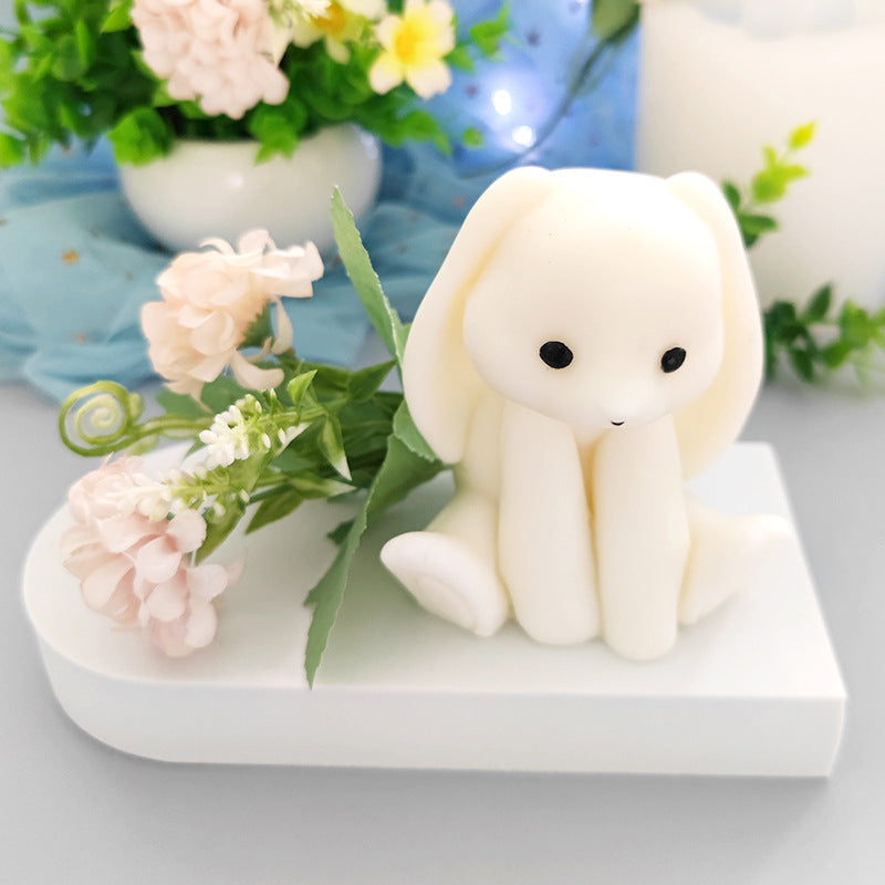 Upgraded Sitting Posture Scottish Fold Rabbit Edible Silicon Mold