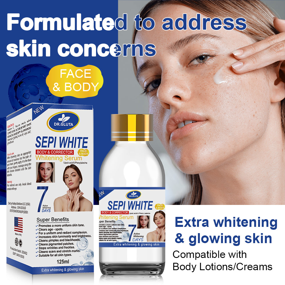 Sepi Whitening Serum Boody & Corrector Glutathione Collagen Skin Care Anti-aging Body Serum