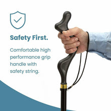 Posture Walking Stick Cane For Men And Women With Adjustable Heights Folding 10 Level Trekking Pole
