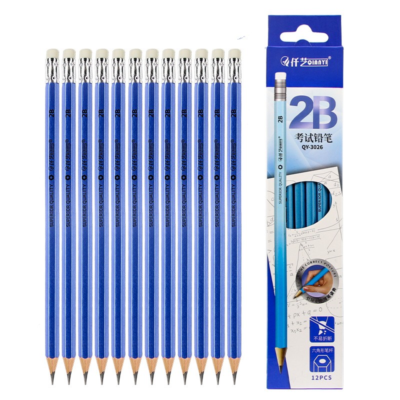 2B Sketch Pen Hexagonal Posture Children's Pencil