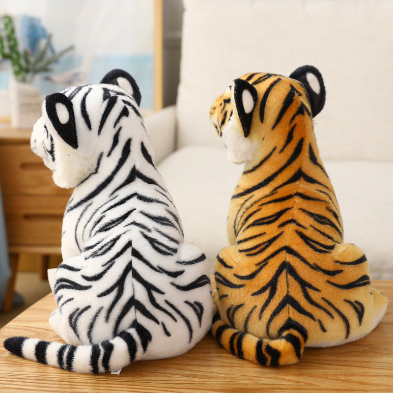 Simulation Small Tiger Doll Sitting Posture Plush Toy