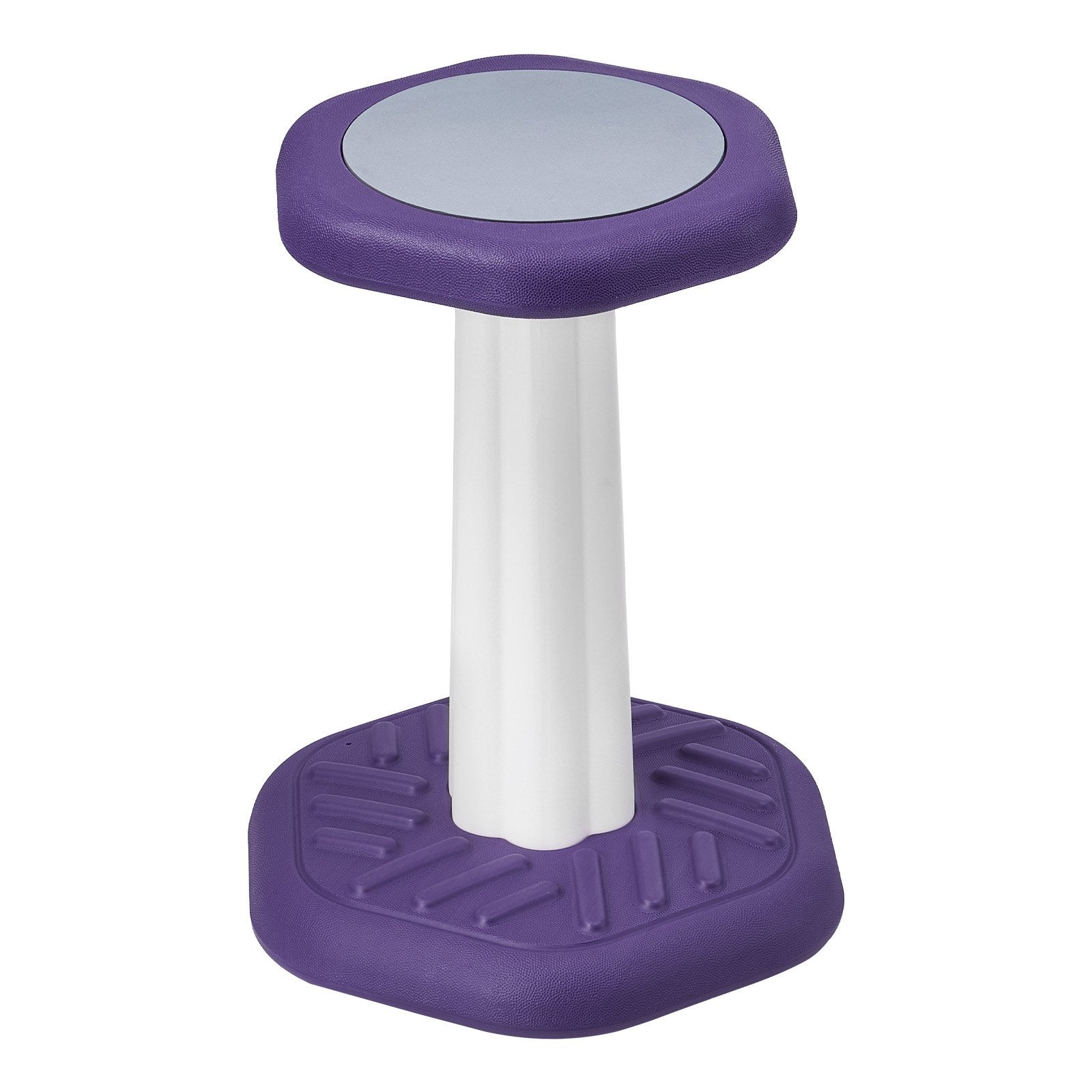 Kids Wobble Chair, Active Chair With Sponge Cushion, Wobble Stool Improves Focus, Posture And Calm Children, Ideal For Schools And Home, Age 7-14, Purple