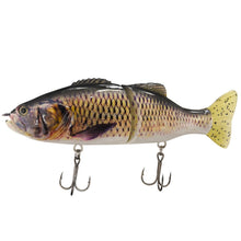 Multi-section Fish Hard Bait PVC Soft Bait S-shaped Swimming Posture Bait Lure