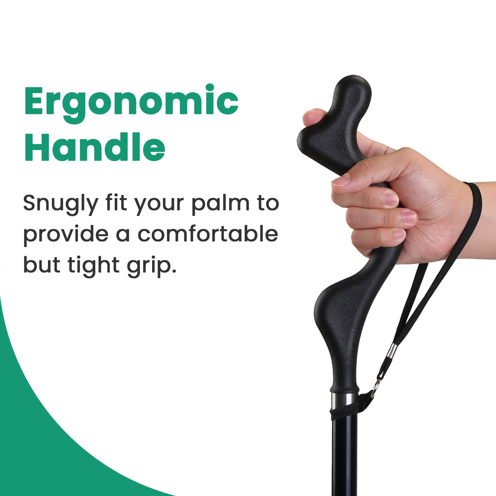 1Pc Posture Walking Cane For Men Women Old People Collapsible Walking Cane Heavy Duty Walking Stick With 10 Adjustable Heights For Hiking