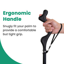 1Pc Posture Walking Cane For Men Women Old People Collapsible Walking Cane Heavy Duty Walking Stick With 10 Adjustable Heights For Hiking