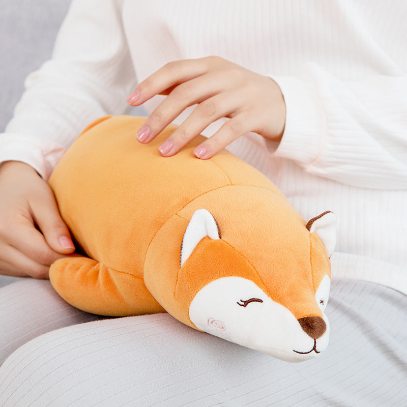 Creative Lying Posture Fox Plush Toy Doll Doll Wholesale Pillow For Children
