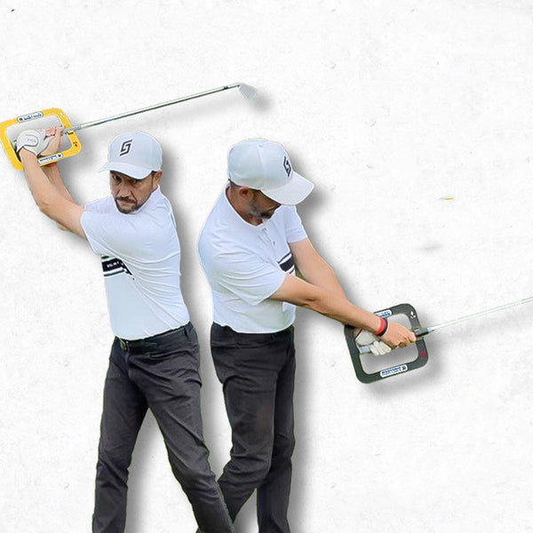 Golf Swing Trainer Portable Golf Swing Training Aid Golf Swing Plane Corrector Swing Arm Correct Posture Auxiliary Training Tool