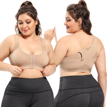 Shockproof gathered posture correction bra