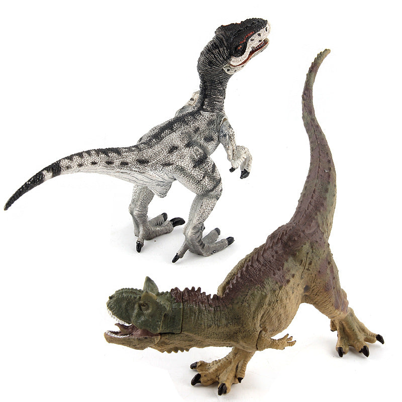 Dinosaur Model Toy Supporting Posture Ox And Dragon Double Crown Dragon Xunraptor