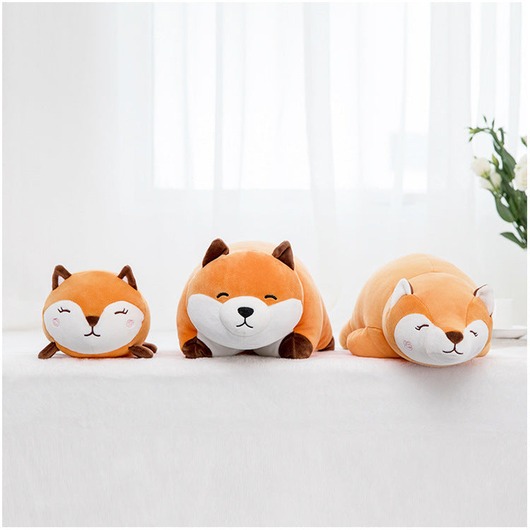 Creative Lying Posture Fox Plush Toy Doll Doll Wholesale Pillow For Children