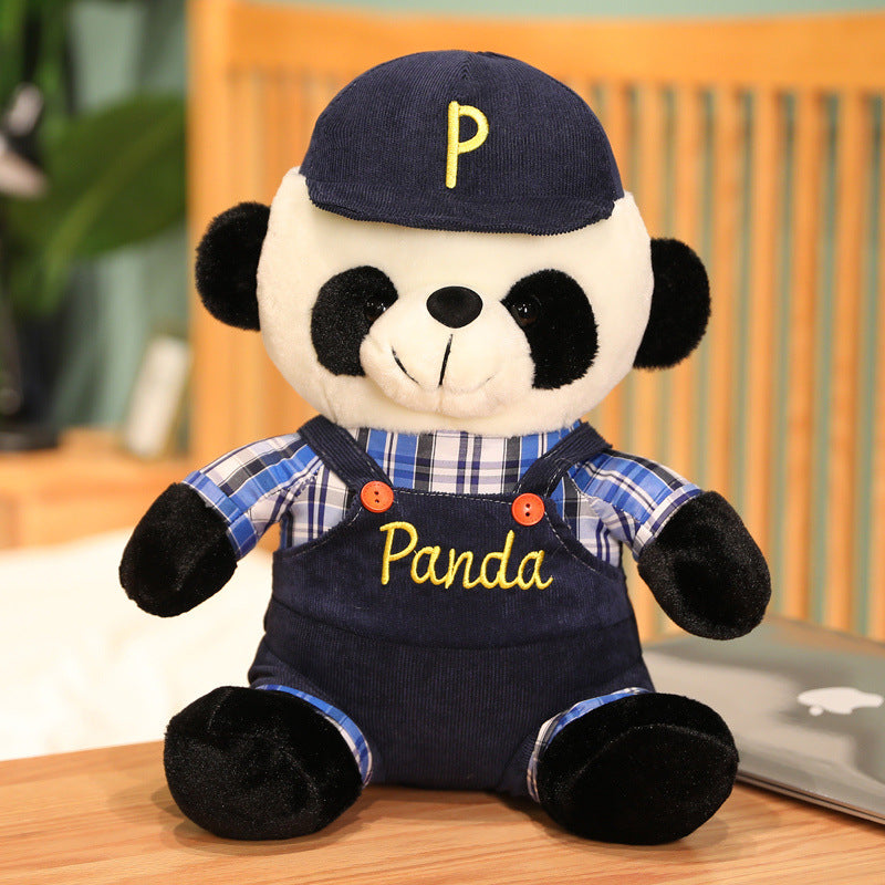 Fashion Personality Panda Plush Doll Cute Sitting Posture
