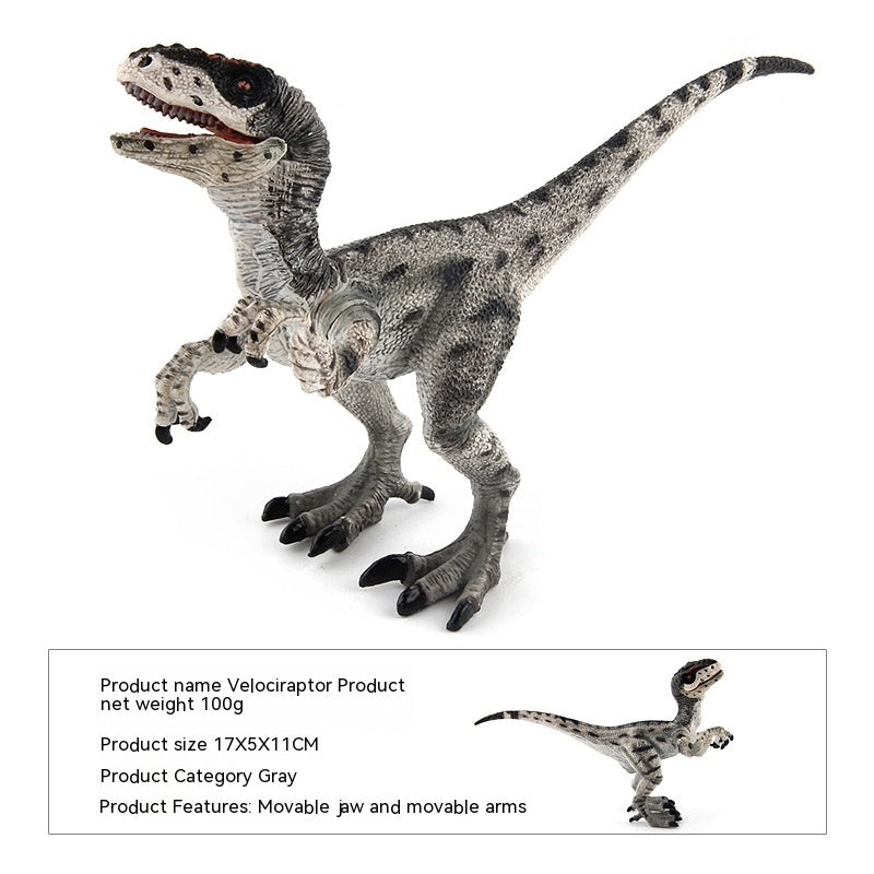 Dinosaur Model Toy Supporting Posture Ox And Dragon Double Crown Dragon Xunraptor