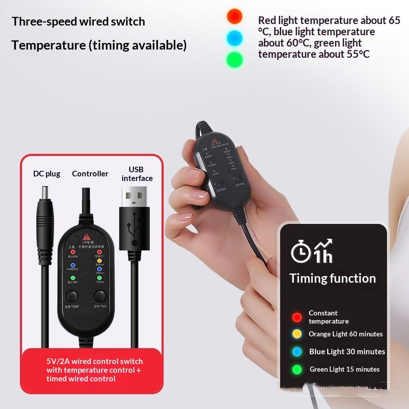 Temporomandibular Joint Disorder Thermotherapy Corrector Mandibular Jaw Occlusion Electric Heating