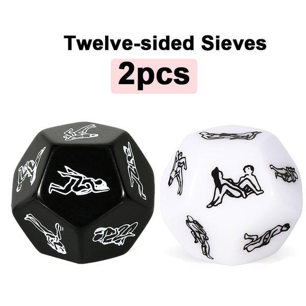 Couple Playing Props 12-sided Posture Dice