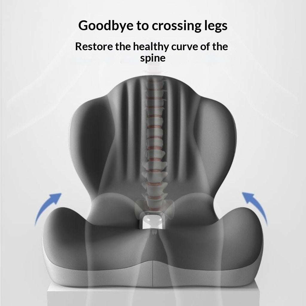 Student Posture-Correcting Ergonomic Seat Cushion With Lumbar Support