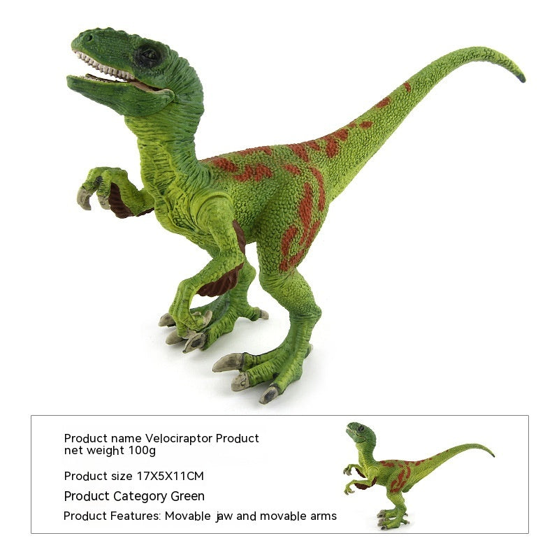 Dinosaur Model Toy Supporting Posture Ox And Dragon Double Crown Dragon Xunraptor