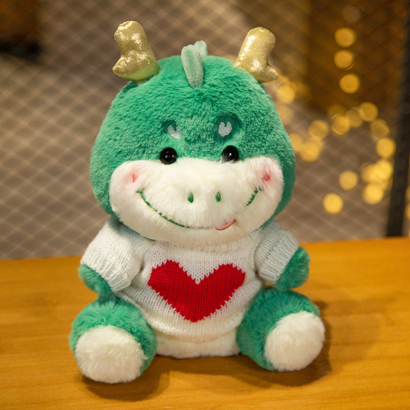 Dragon Year Cute Dragon Sitting Posture Lying Doll