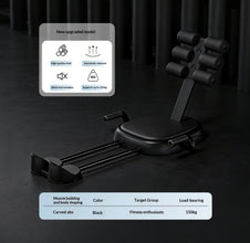 Multi-functional Lazy Sit-up Assist Device Belly-reducing Crunch Aid Posture-correcting Compact Fitness Equipment