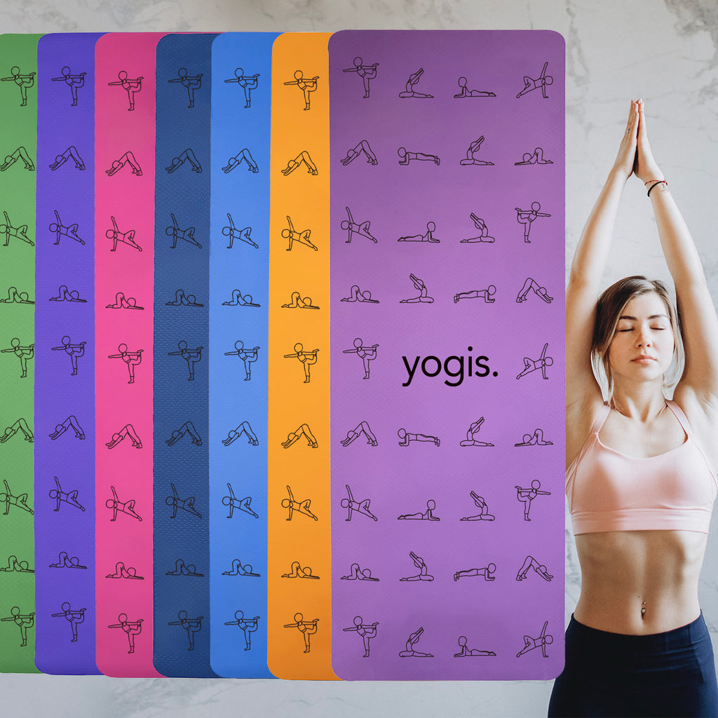 Yoga Mat Posture Line Non-slip Custom Fitness Mat For Beginners Plank Support
