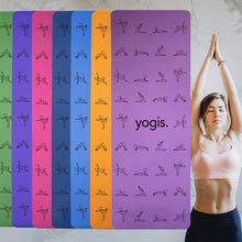 Yoga Mat Posture Line Non-slip Custom Fitness Mat For Beginners Plank Support