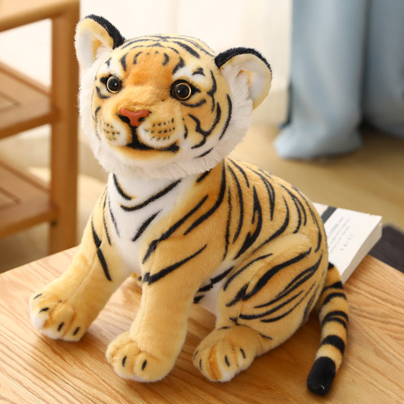Simulation Small Tiger Doll Sitting Posture Plush Toy